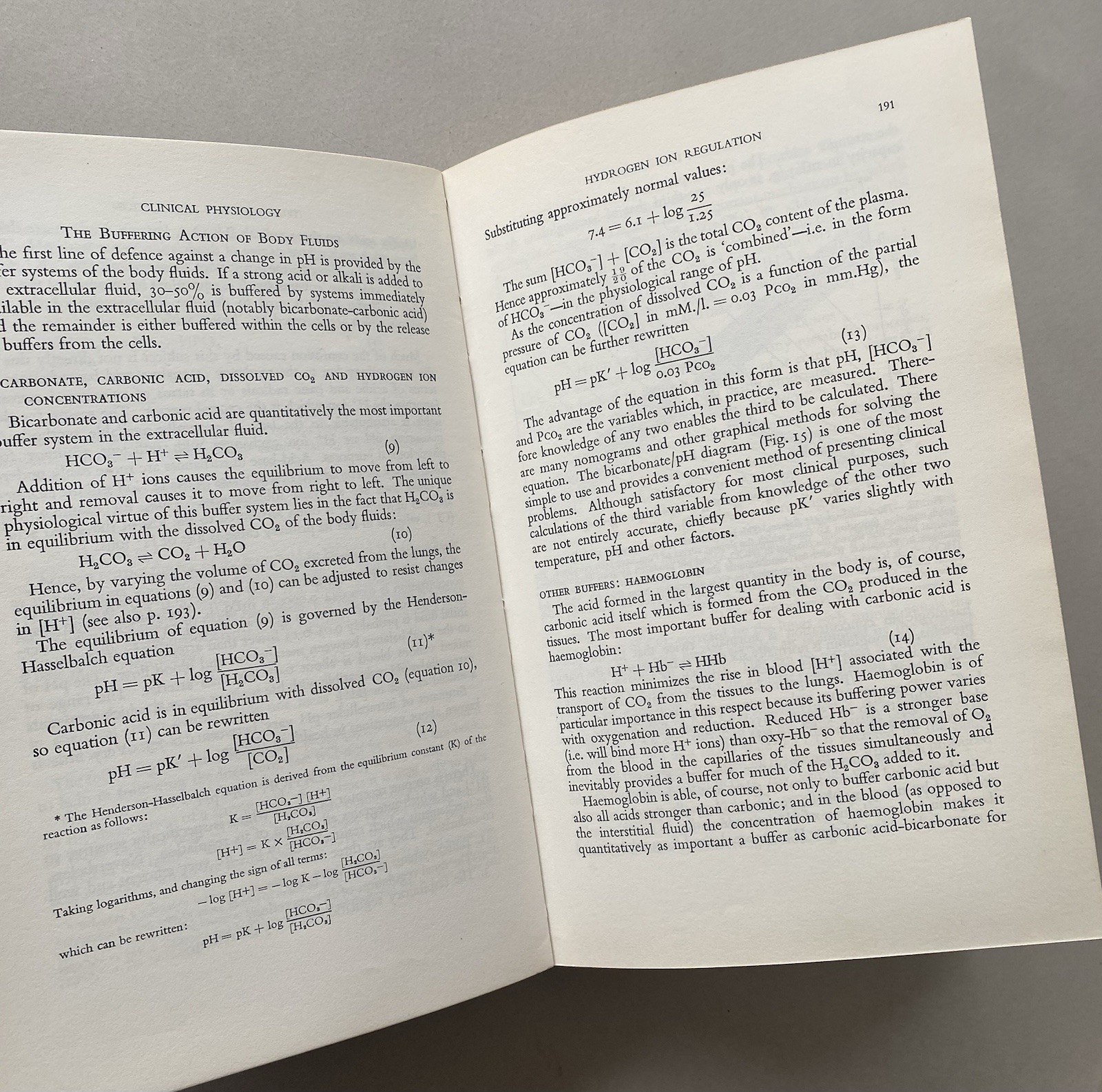 Clinical Physiology – Campbell & Dickinson Editors (1960 1st Edition Hardcover)