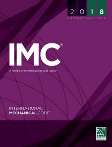 2018 International Mechanical Code by International Code Council: New