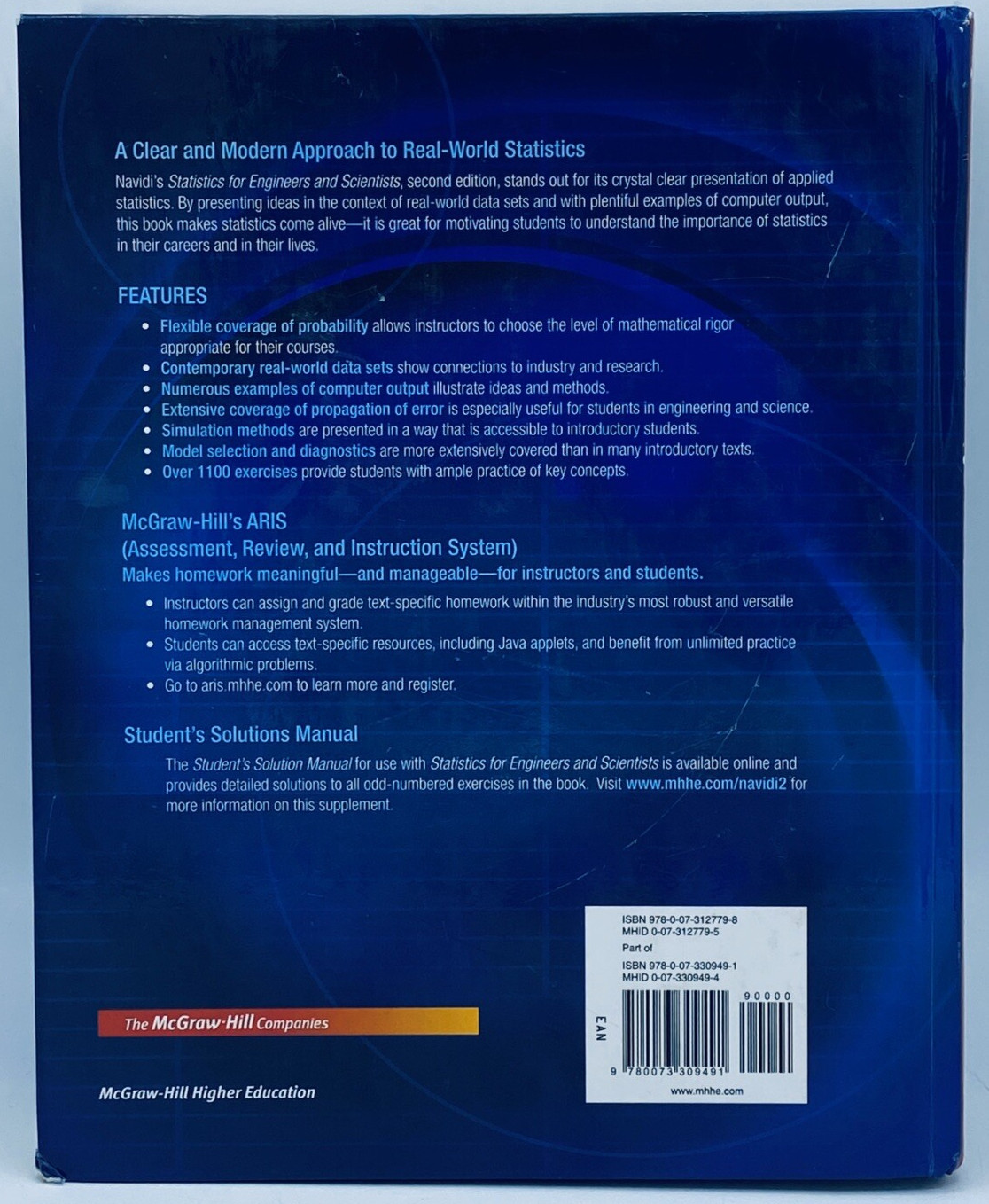 William Navidi Statistics for Engineers and Scientists Textbook 2008