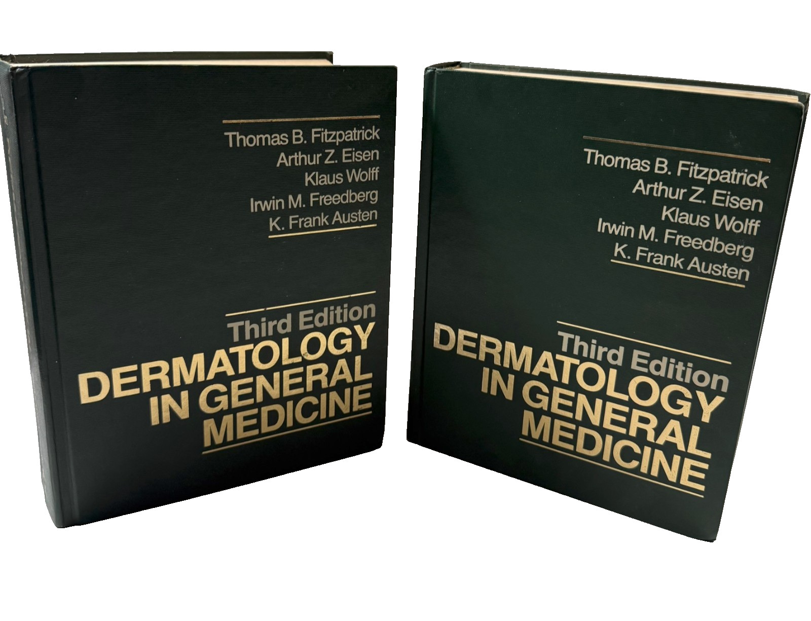 Set of 2 Books: Dermatology in General Medicine Third Edition Vol. 1 + 2 McGraw