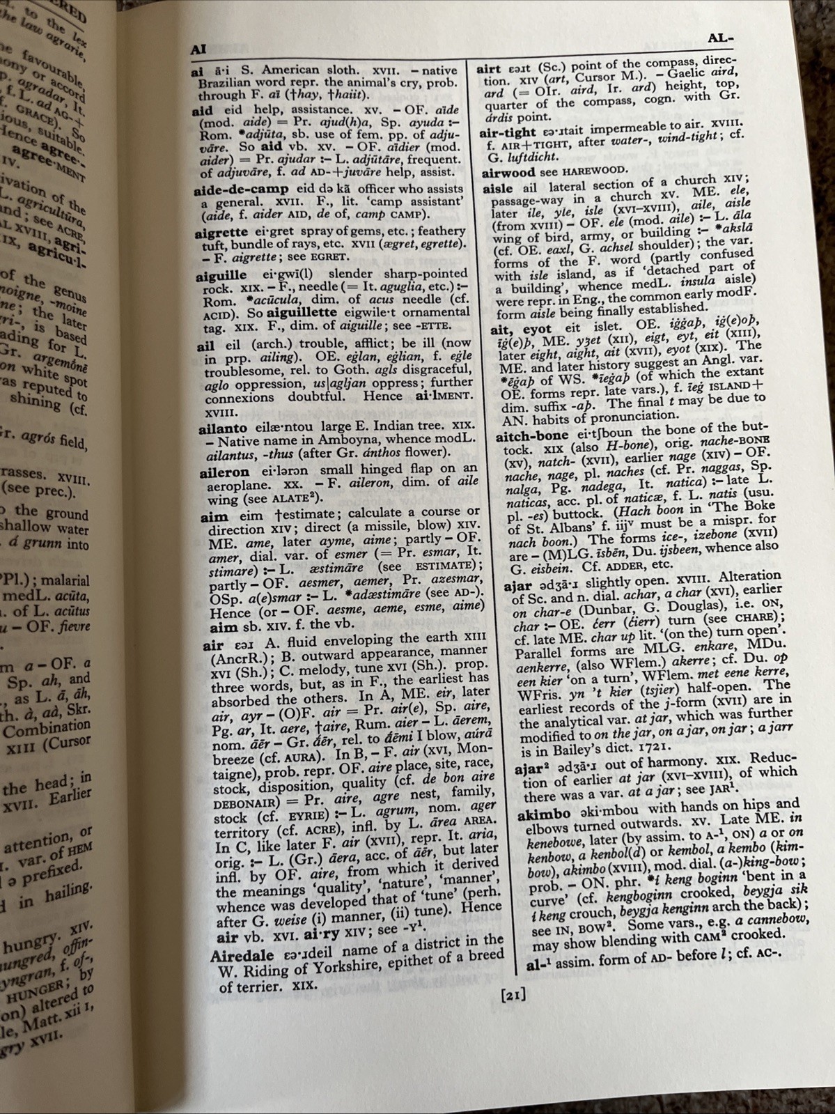 The Oxford Dictionary Of English Etymology C.T. Onions HC/DJ (1979 reprint)