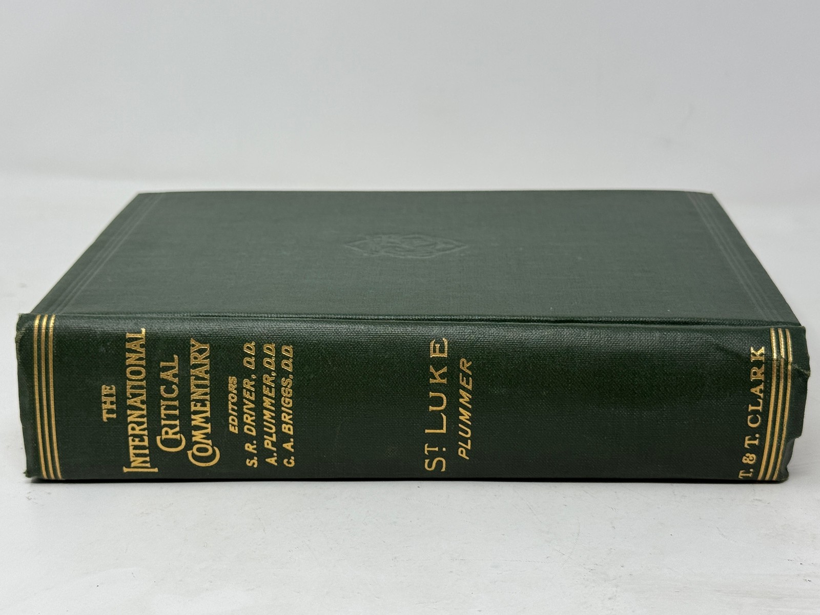 The Gospel of St. Luke The International Critical Commentary Alfred Plummer
