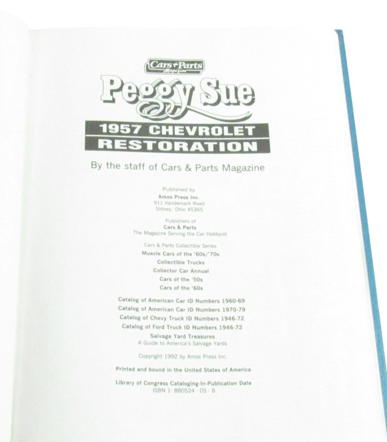 Restoration of Peggy Sue: 1957 Chevrolet Convertible 35th Anniversary | 1992