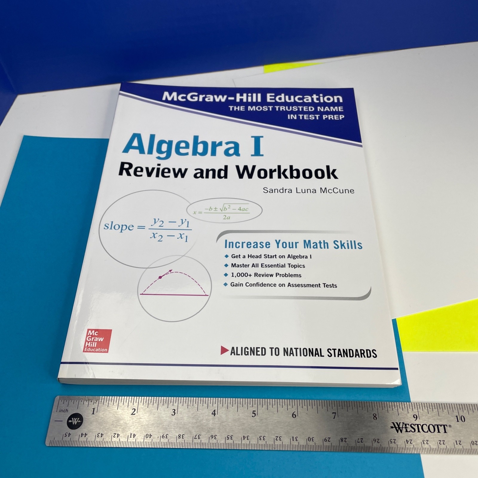 McGraw-Hill Education Algebra I Review and Workbook McCune Math Homeschool