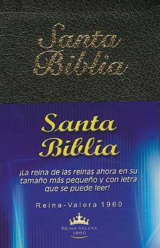 RVR 1960 MINI BIBLE- IMITATION LEATHER BLACK (SPANISH By American Bible Society
