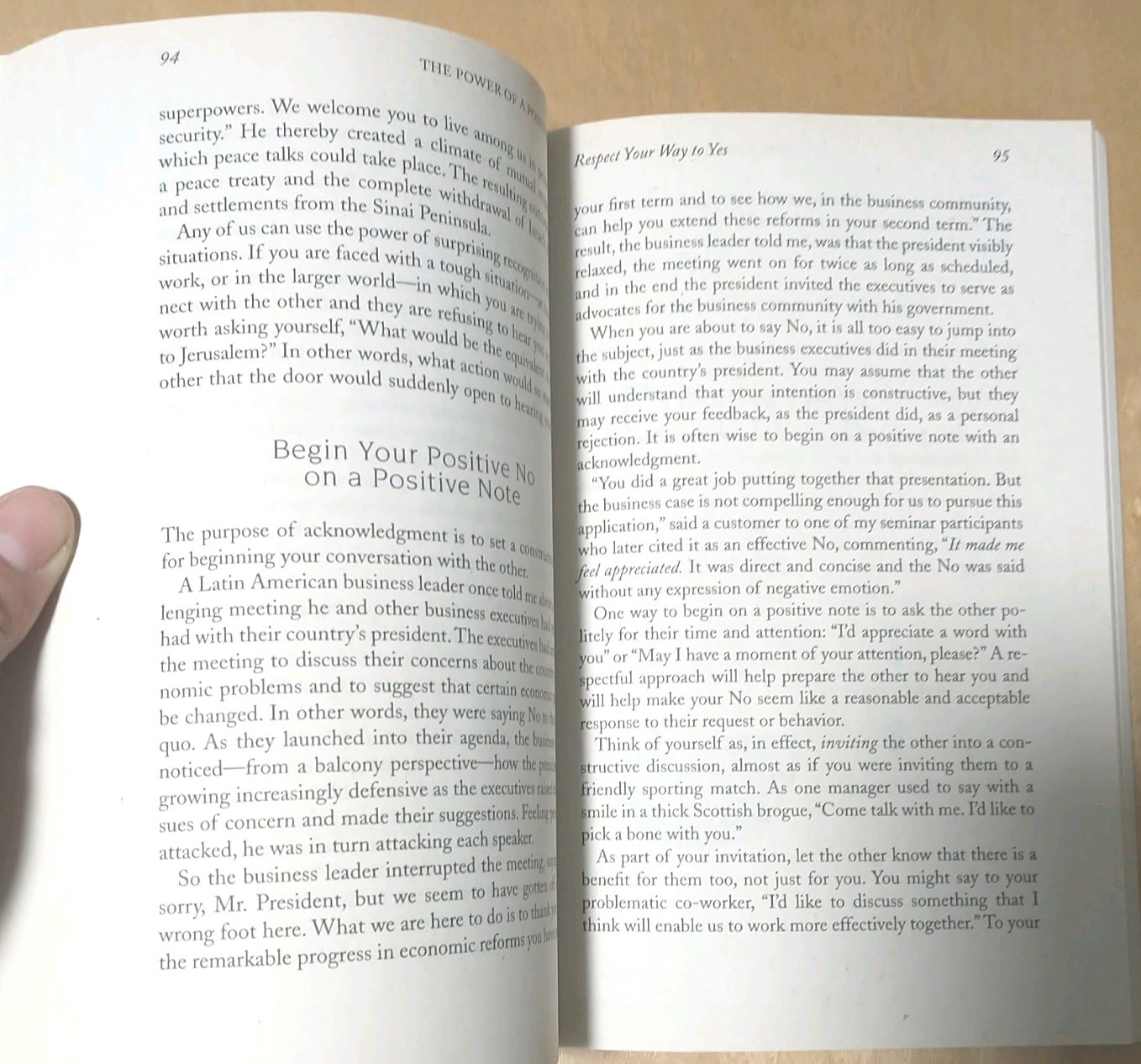 Power of a Positive No : How to Say No and Still Get to Yes by William Ury 2007