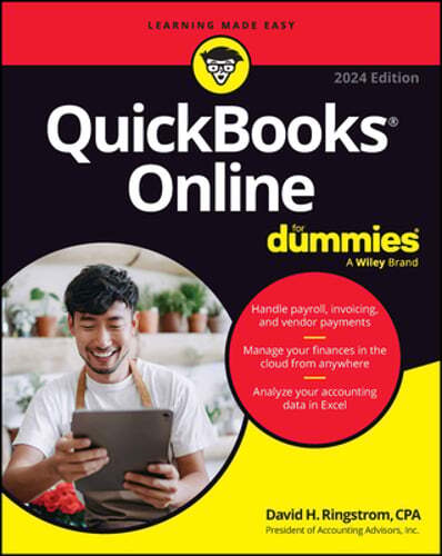 QuickBooks Online for Dummies by David H Ringstrom: Used