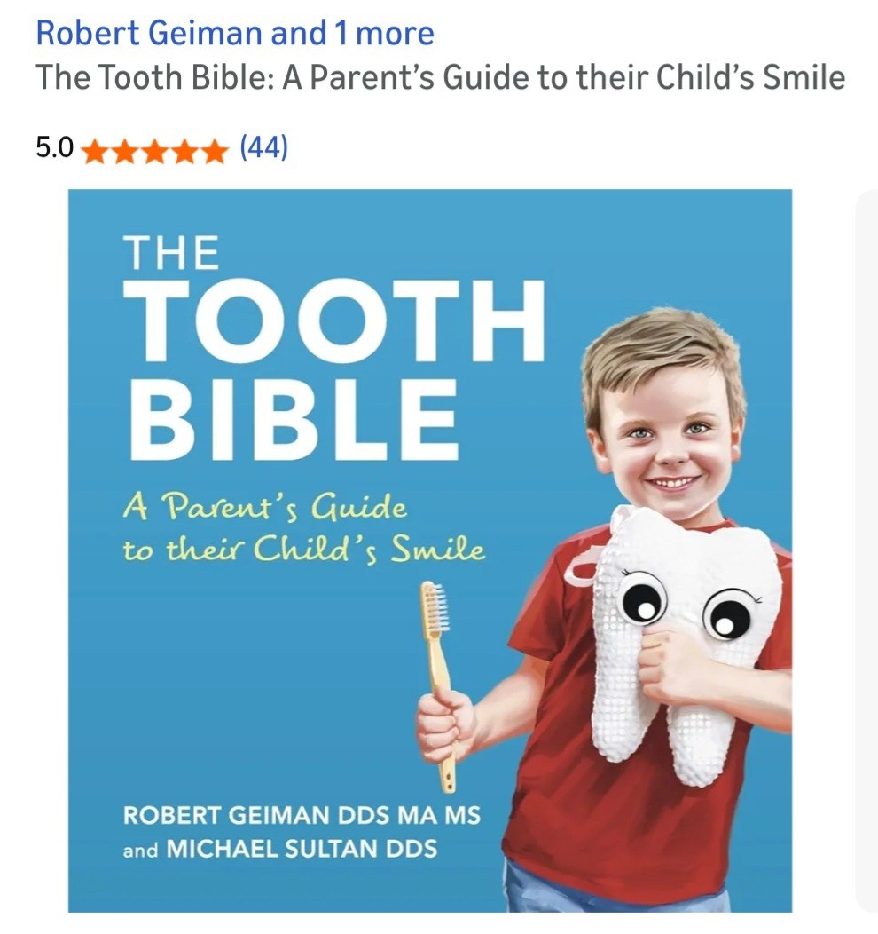The Tooth Bible:A Parent’s Guide To Their Child’s Smile-Hardcover-NEW OUT OF PKG
