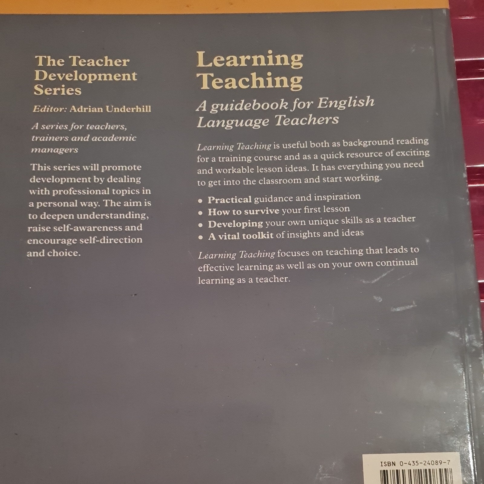Learning Teaching Jim Scrivener Heinemann ELT TEFL ESL Teacher Training Book
