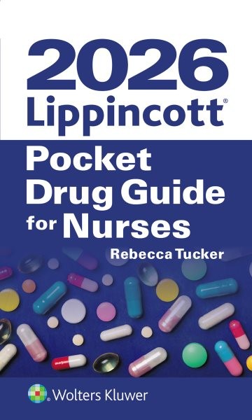 2026 Lippincott Pocket Drug Guide for Nurses, Paperback by Tucker, Rebecca, L…