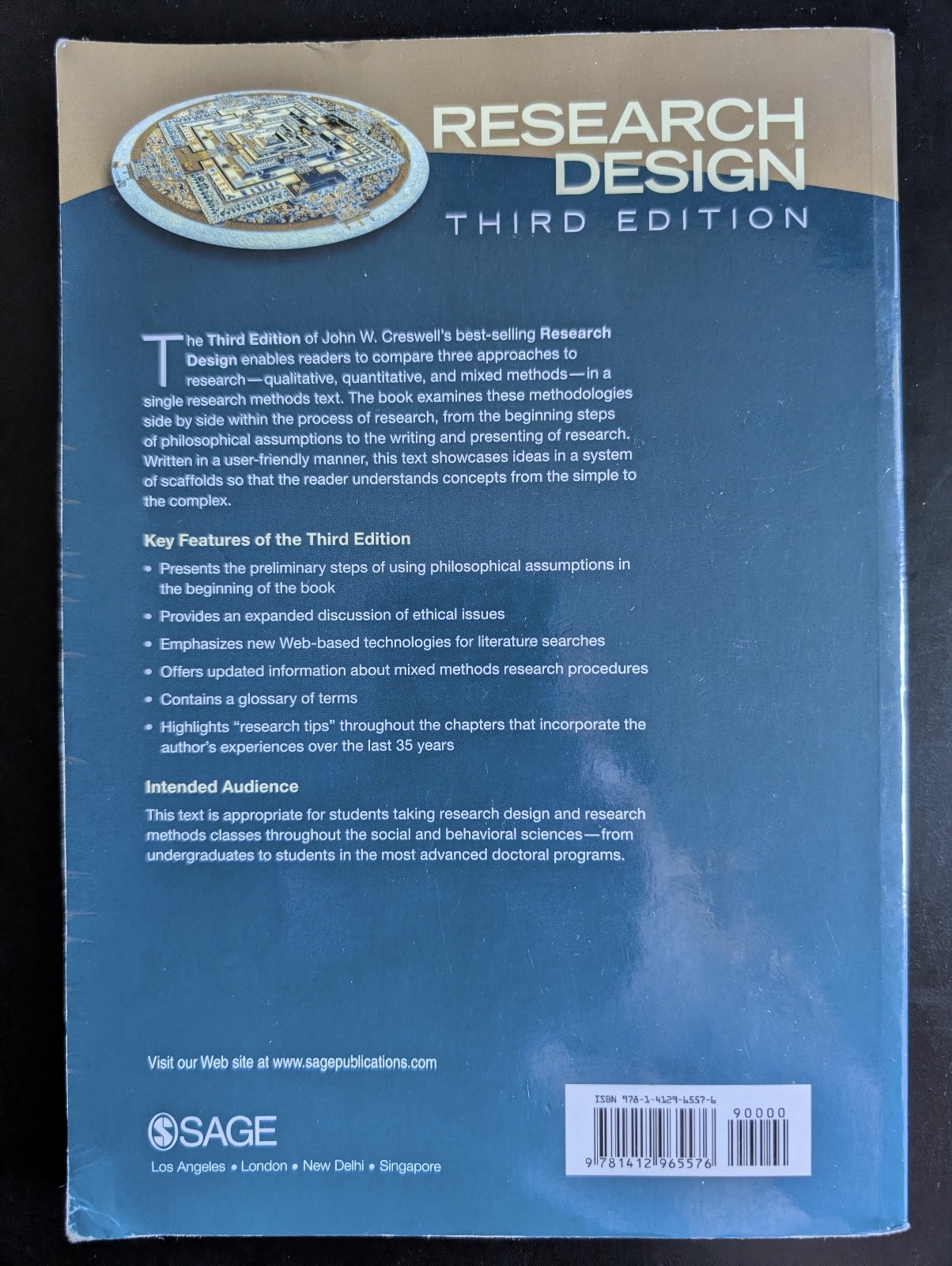 Research Design, 3rd Edition, Paperback, John W. Creswell (Free Shipping)