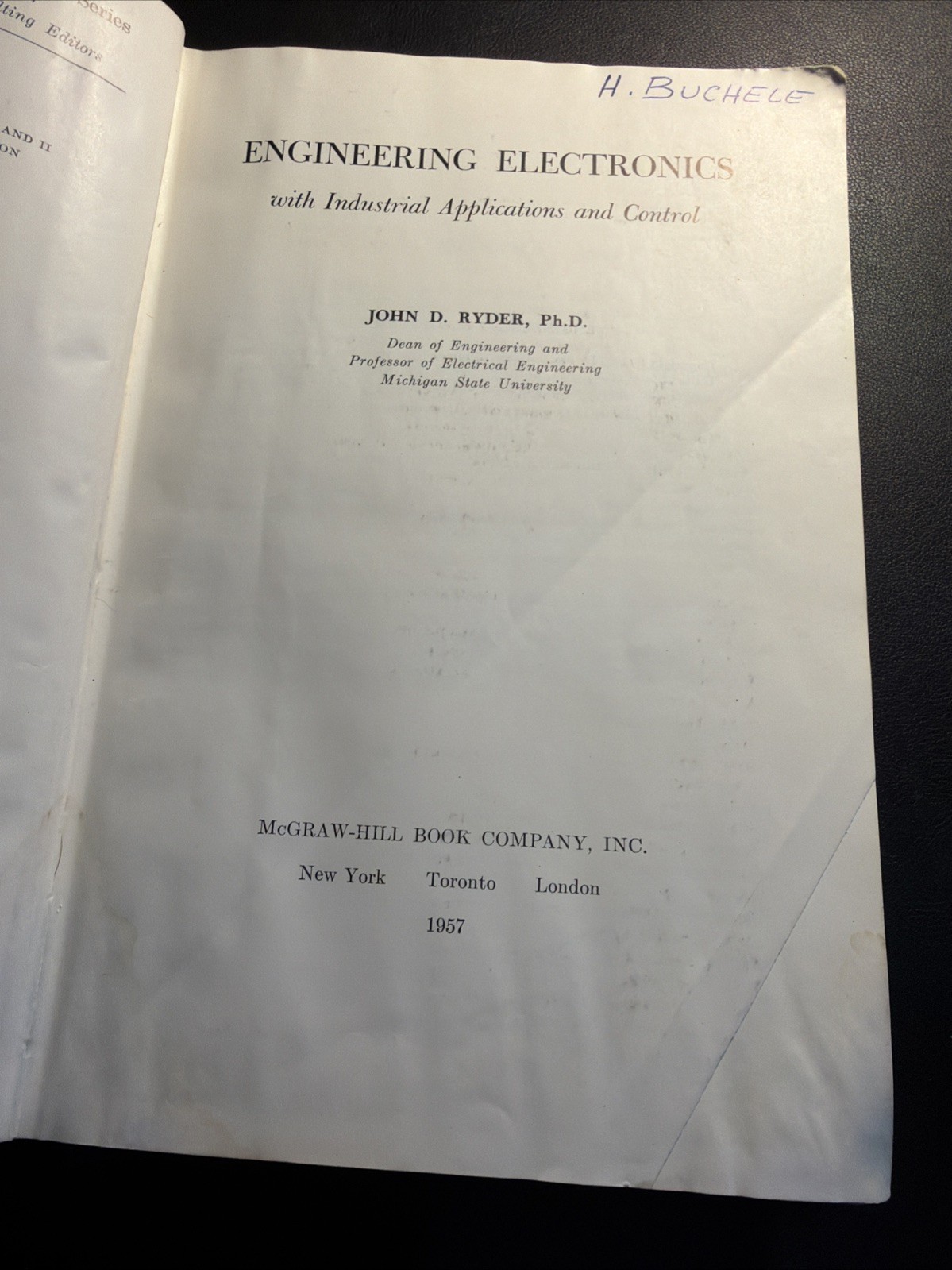 1957 Nonlinear Analysis Electrical and Electronic Engineering Cunningham Book