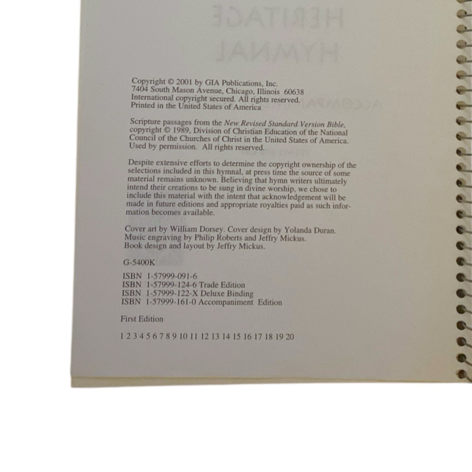 African-American Heritage Hymnal Keyboard Accompaniment Volume One & Two 105-697