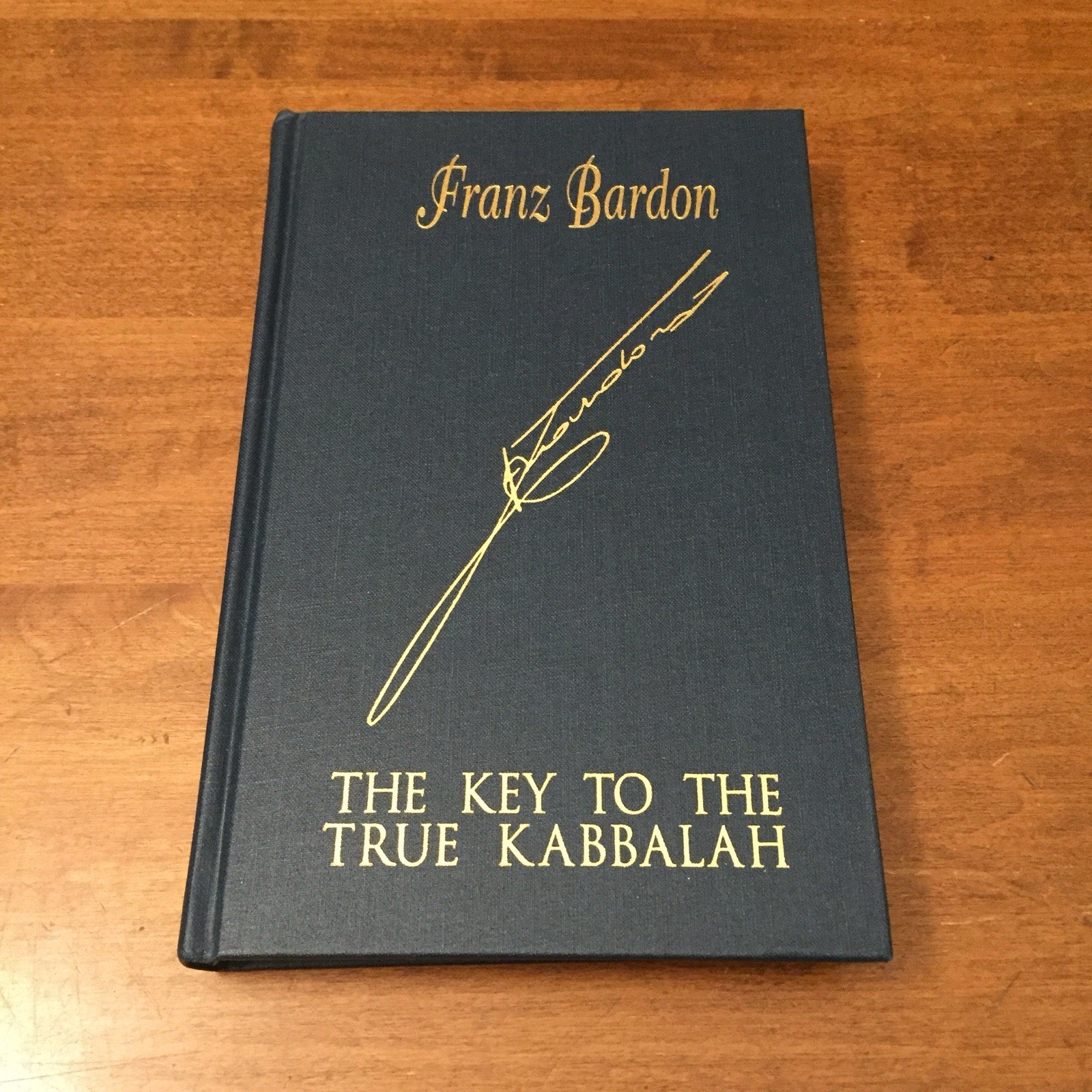 The Key to the True Kabbalah by Franz Bardon 1996 Merkur 1st Edition HBDJ Good+
