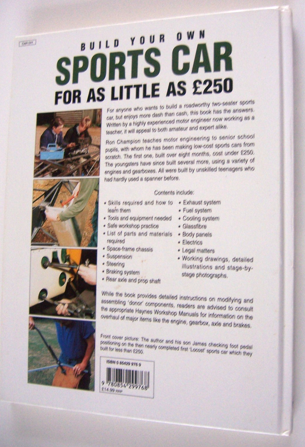Haynes Build Your Own Sports Car for as Little as £250 – 1997 Book by R Champion