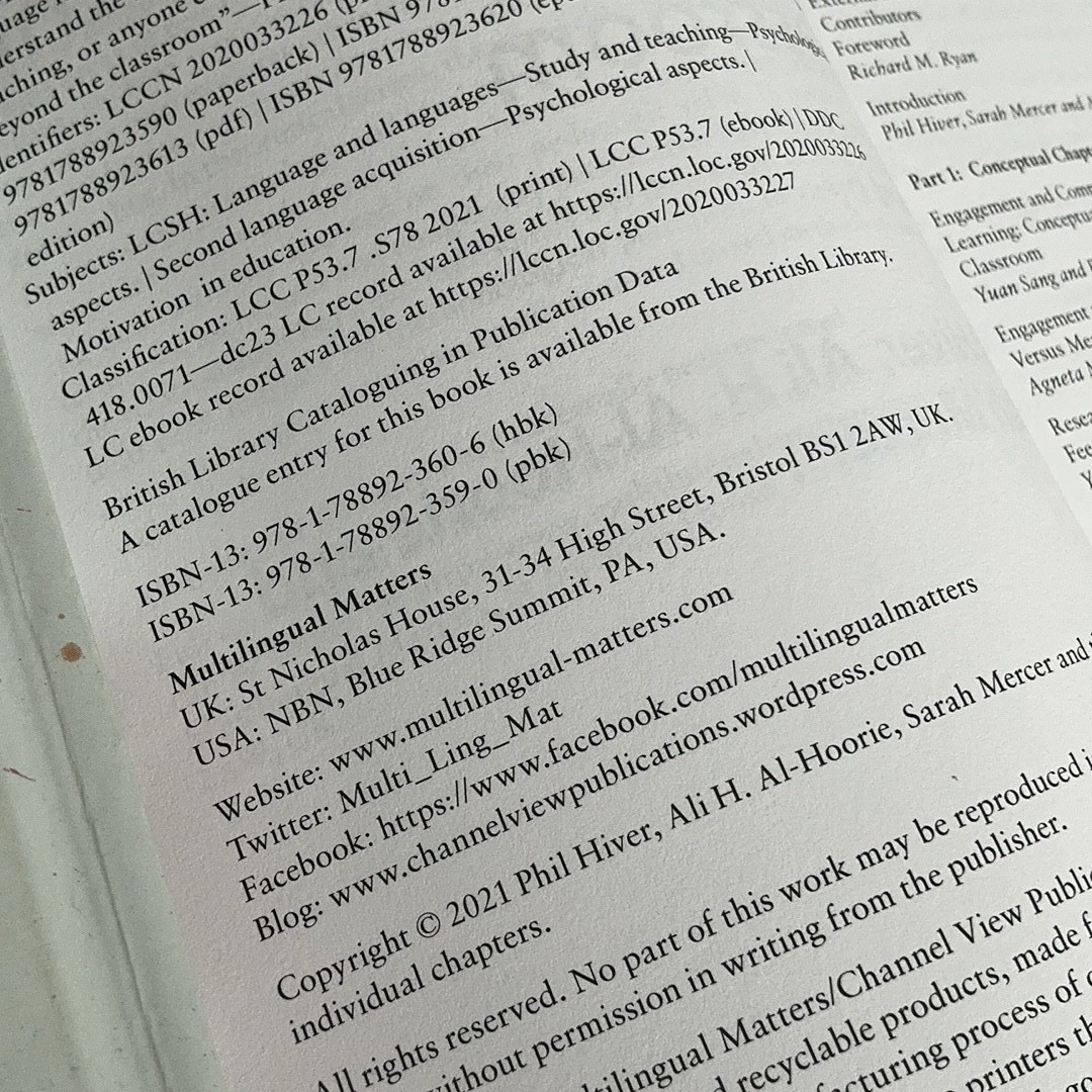 Student Engagement in the Language Classroom Book