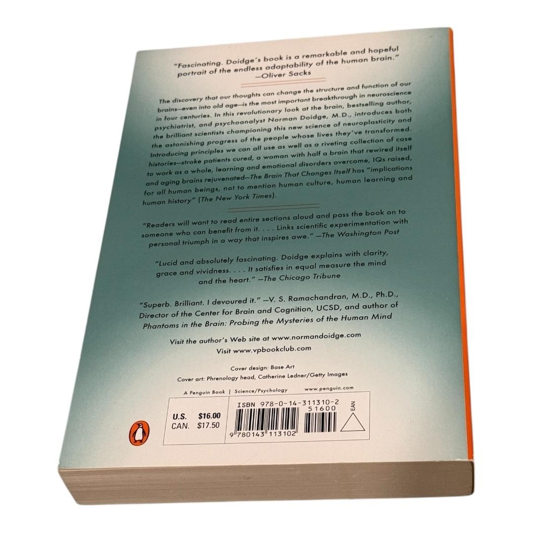 The Brain That Changes Itself Norman Doidge M.D. Psychology Paperback Book