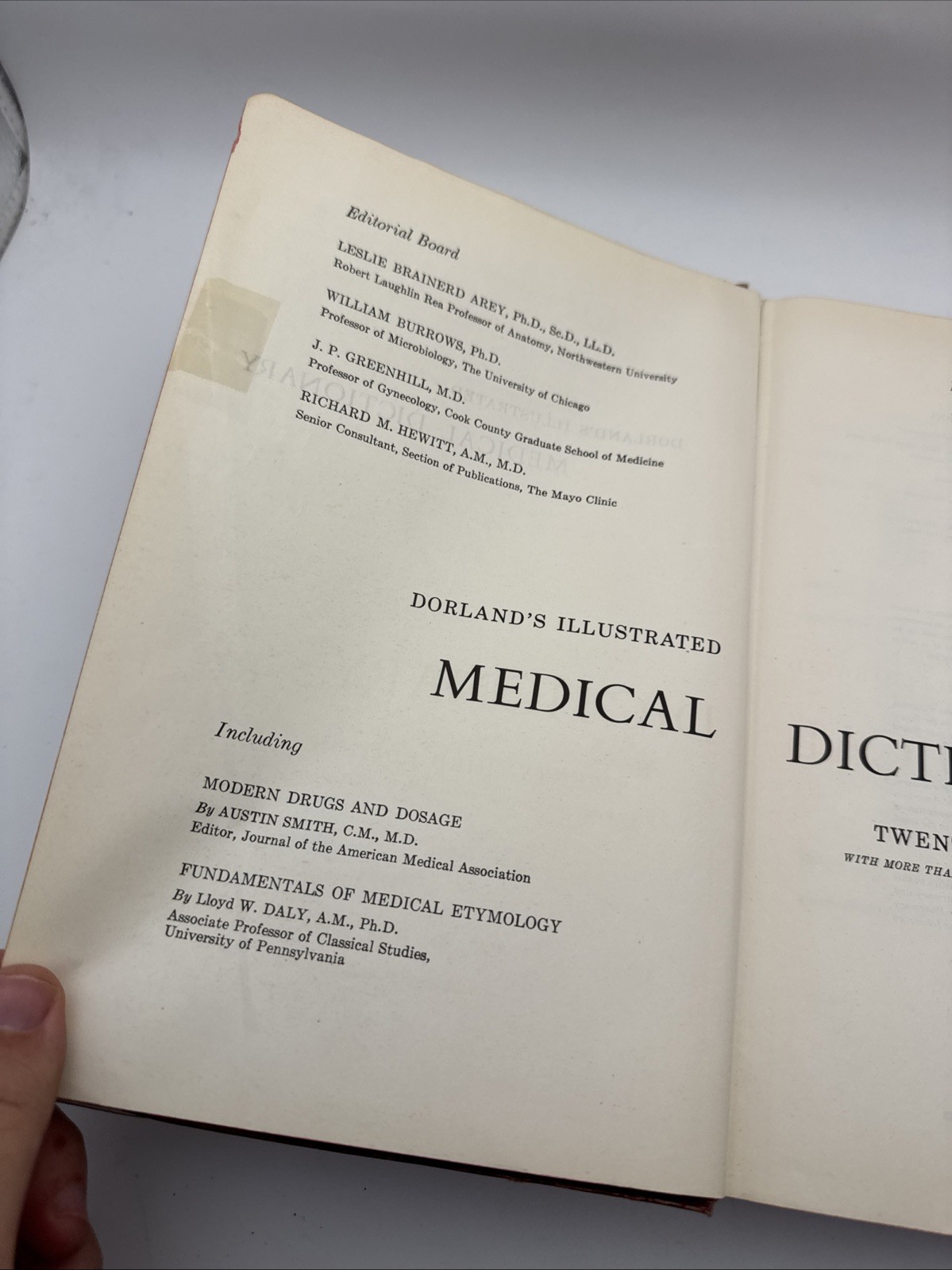 Dorland’s Illustrated Medical Dictionary 23rd Edition Vintage Book 1957