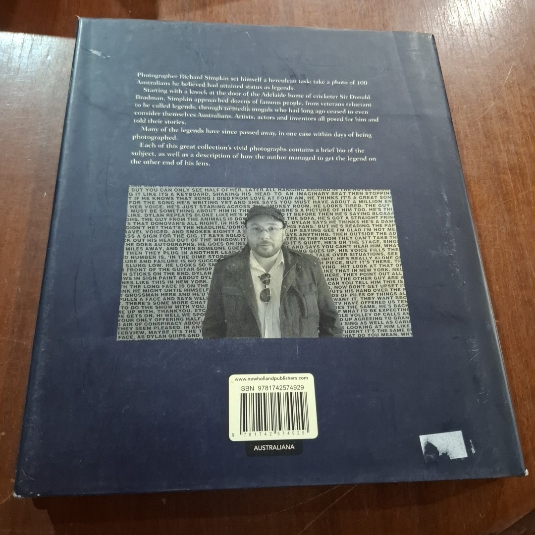 100 AUSTRALIAN LEGENDS◉People Who Shaped Nation by Richard Simpkin Hardcover