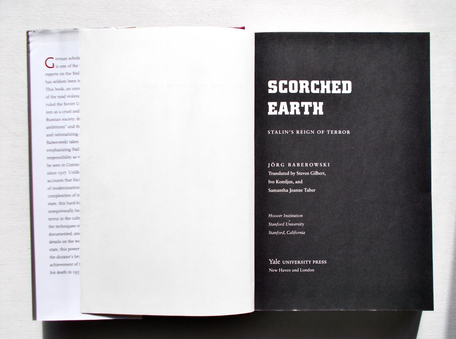 Scorched Earth. Hardback Copy. Free Postage.