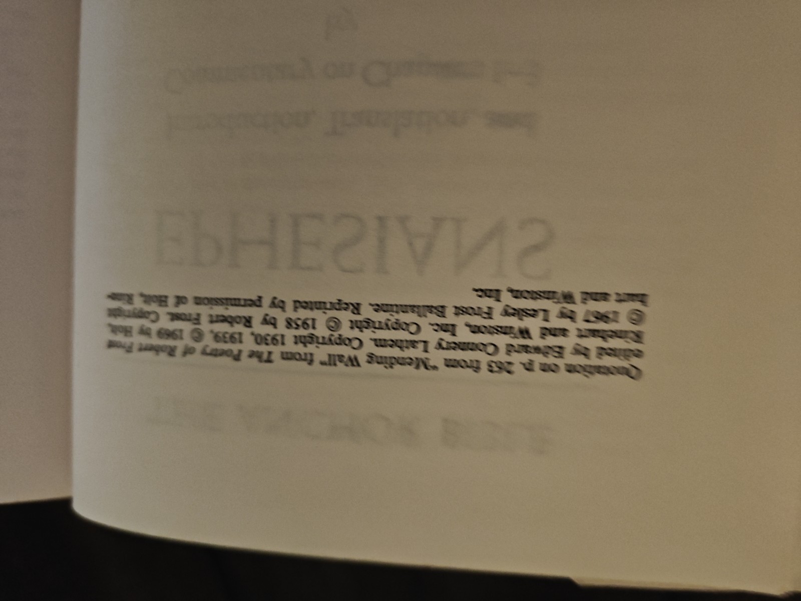 EPHESIANS (1 – 3) – Markus Barth (hc/dj) THE ANCHOR BIBLE (Volume 34) 1st Ed