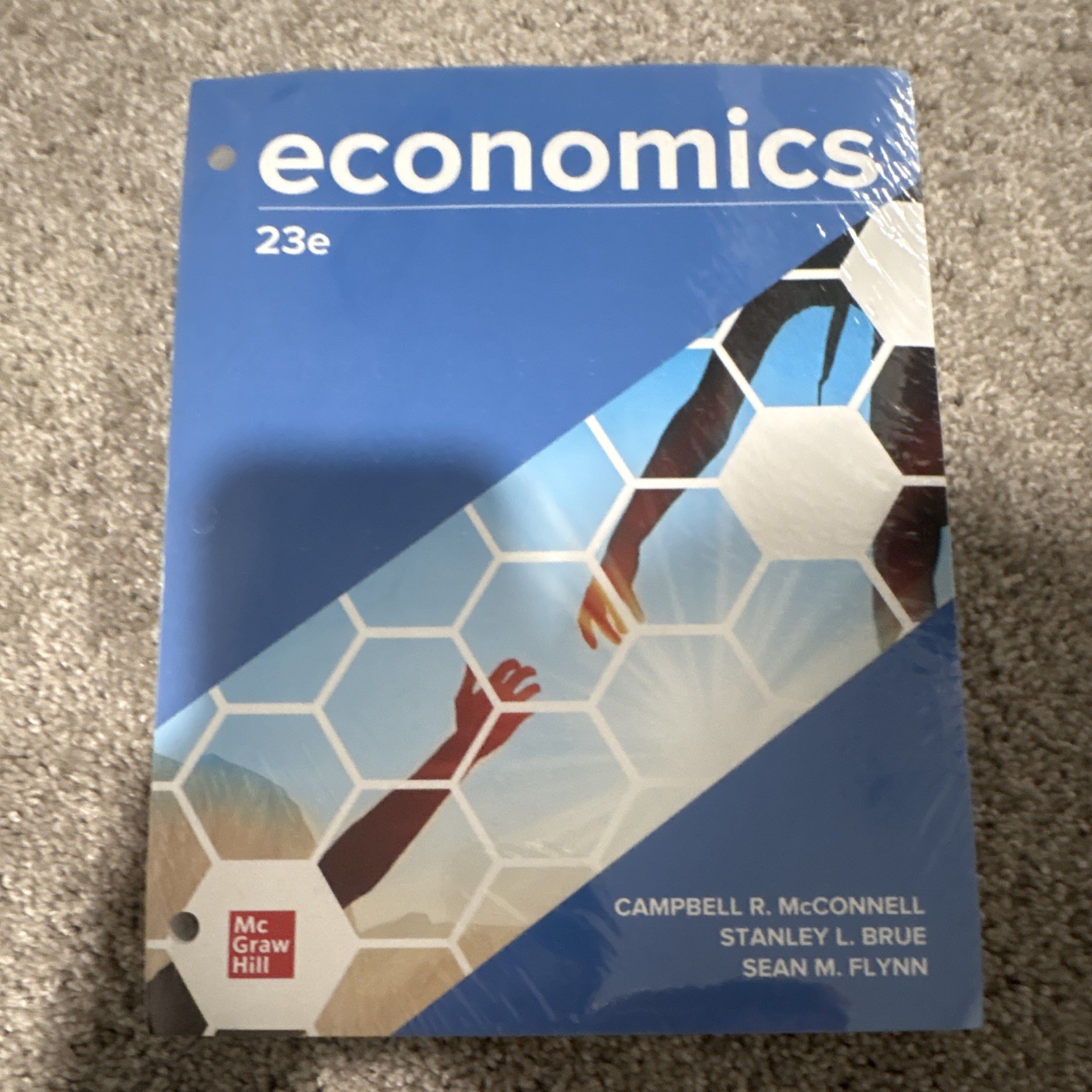 McGraw Hill Connect Economics 23rd Ed Paperback 2018 816p, Mconnell Brue Flynn
