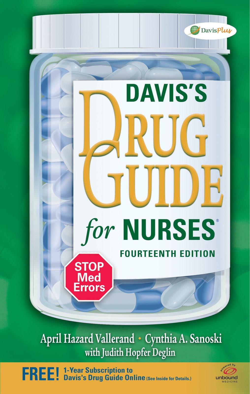 Davis’s Drug Guide for Nursesr – April Hazard Vallerand PhD RN FAAN – Good -…