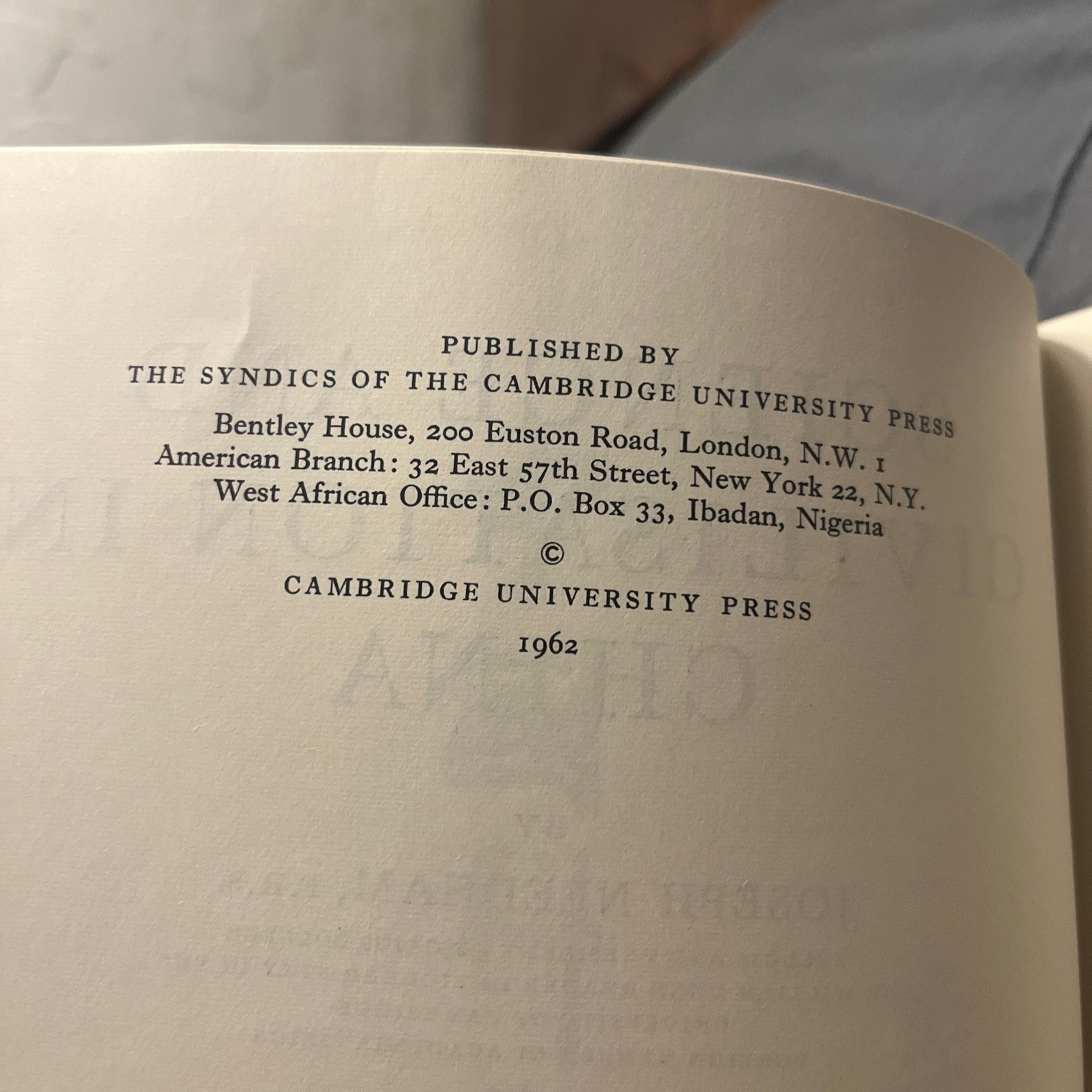 SCIENCE AND CIVILISATION IN CHINA, VOL. 4 Part 1 : PHYSICS AND By Joseph Needham