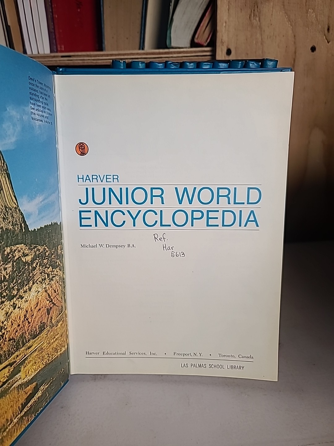 Harver Junior World Encyclopedia Complete Set 16 Volumes Hardcover Atlas Index