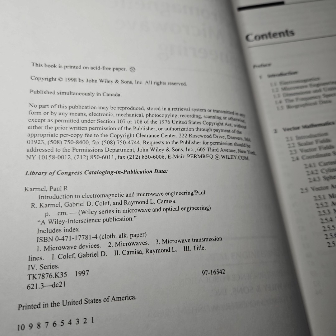 Introduction to Electromagnetic and Microwave Engineering Wiley Series