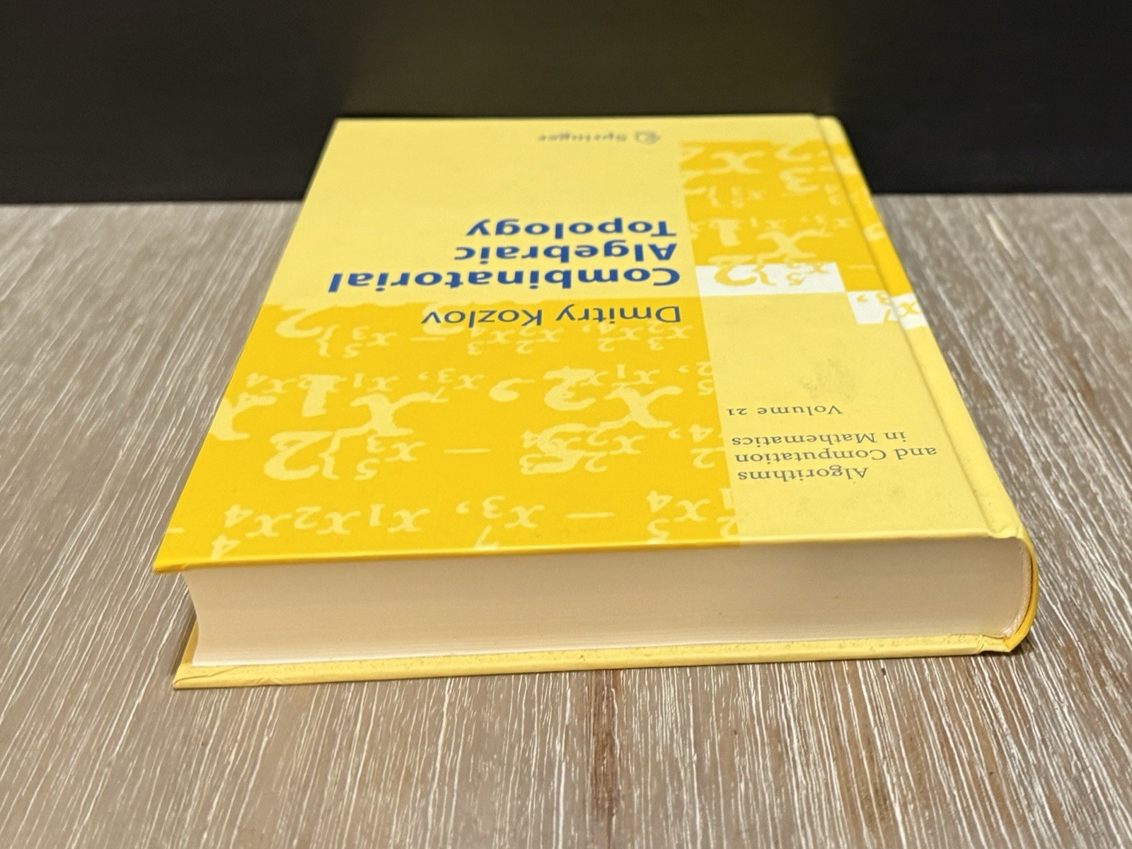 Combinatorial Algebraic Topology, Hardcover by by Dmitry Kozlov 2007 HC