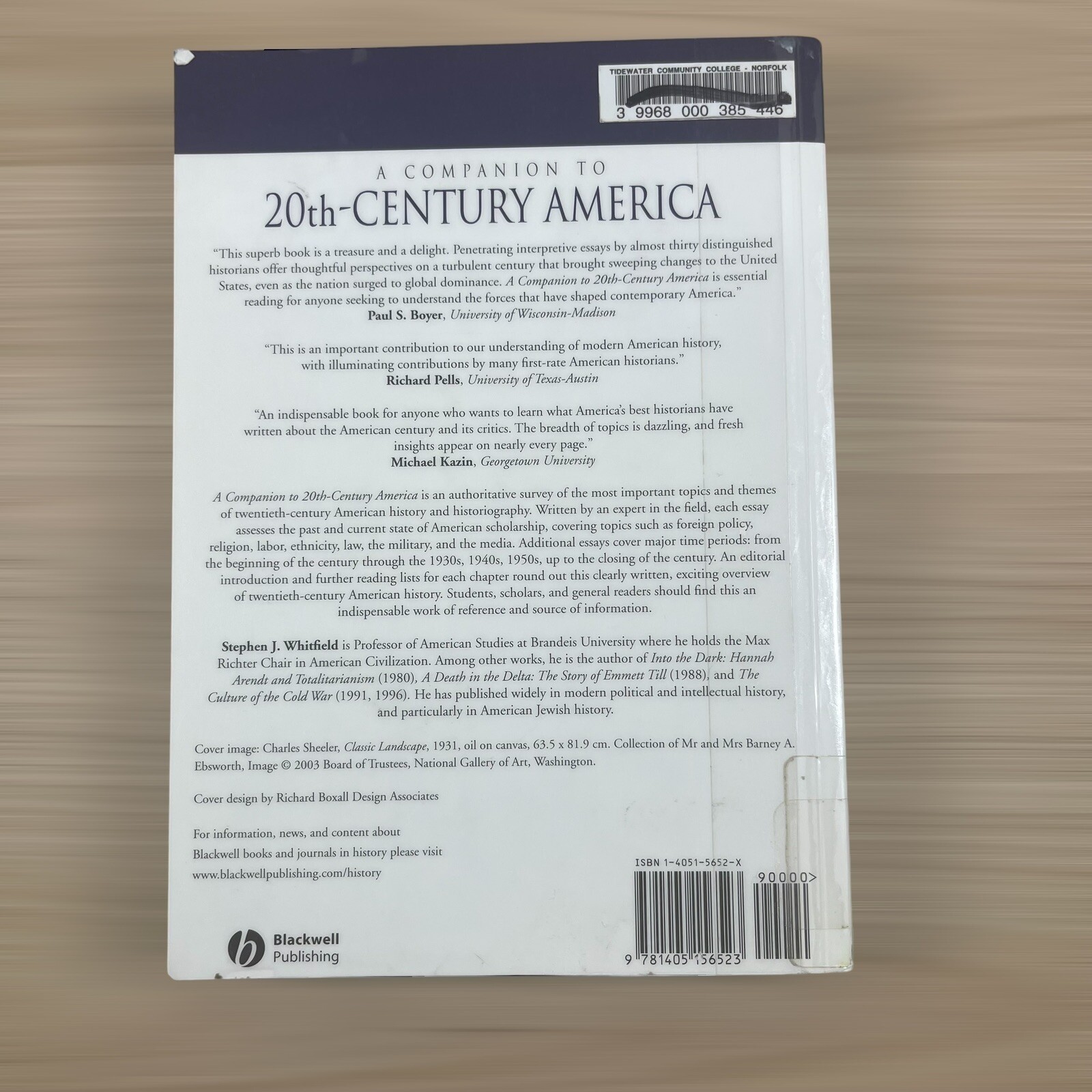 A Companion to 20th-Century America by Professor Whitfield, Stephen J: Used