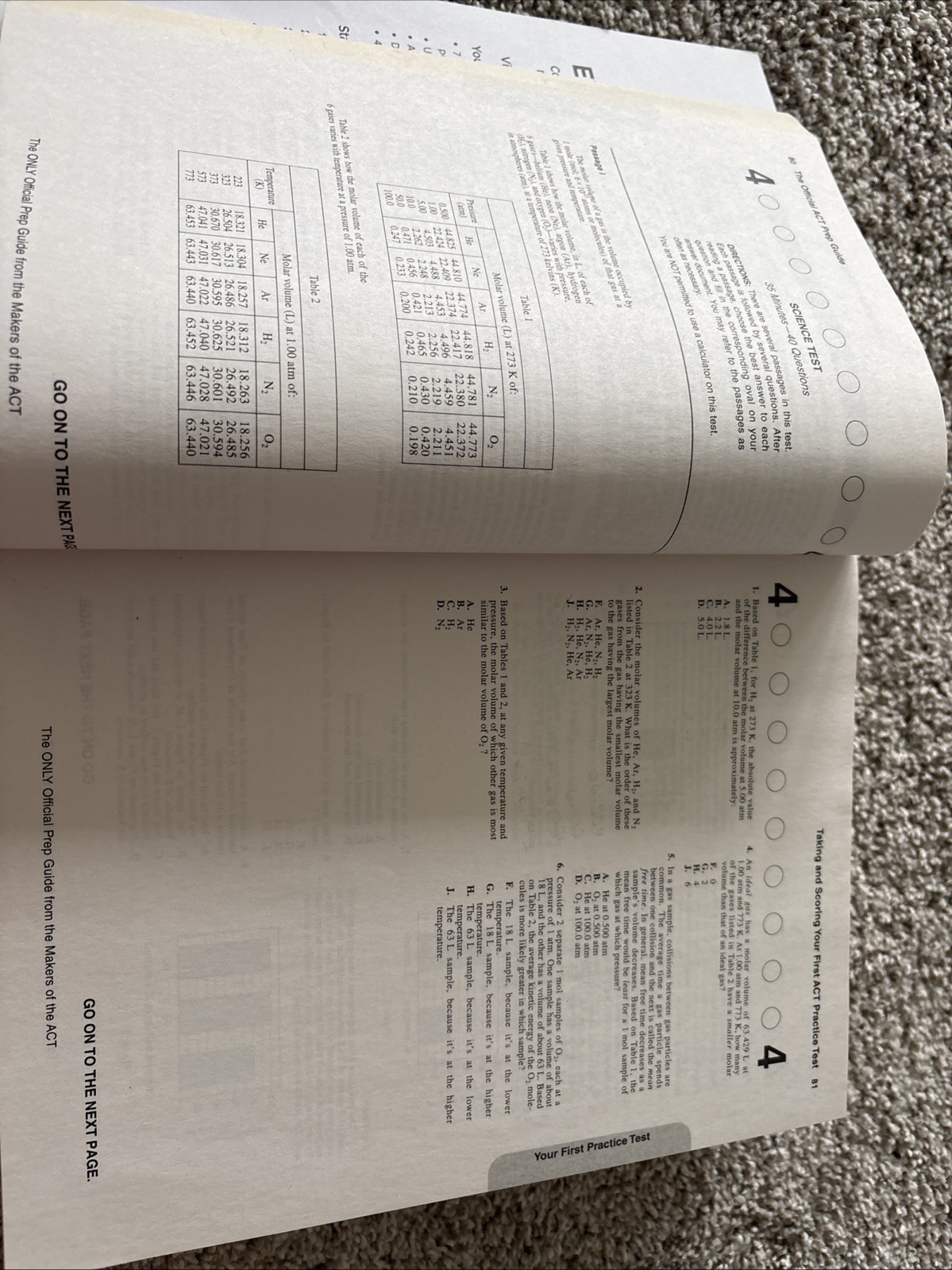 The Official ACT Prep Guide 2022-2023, Book