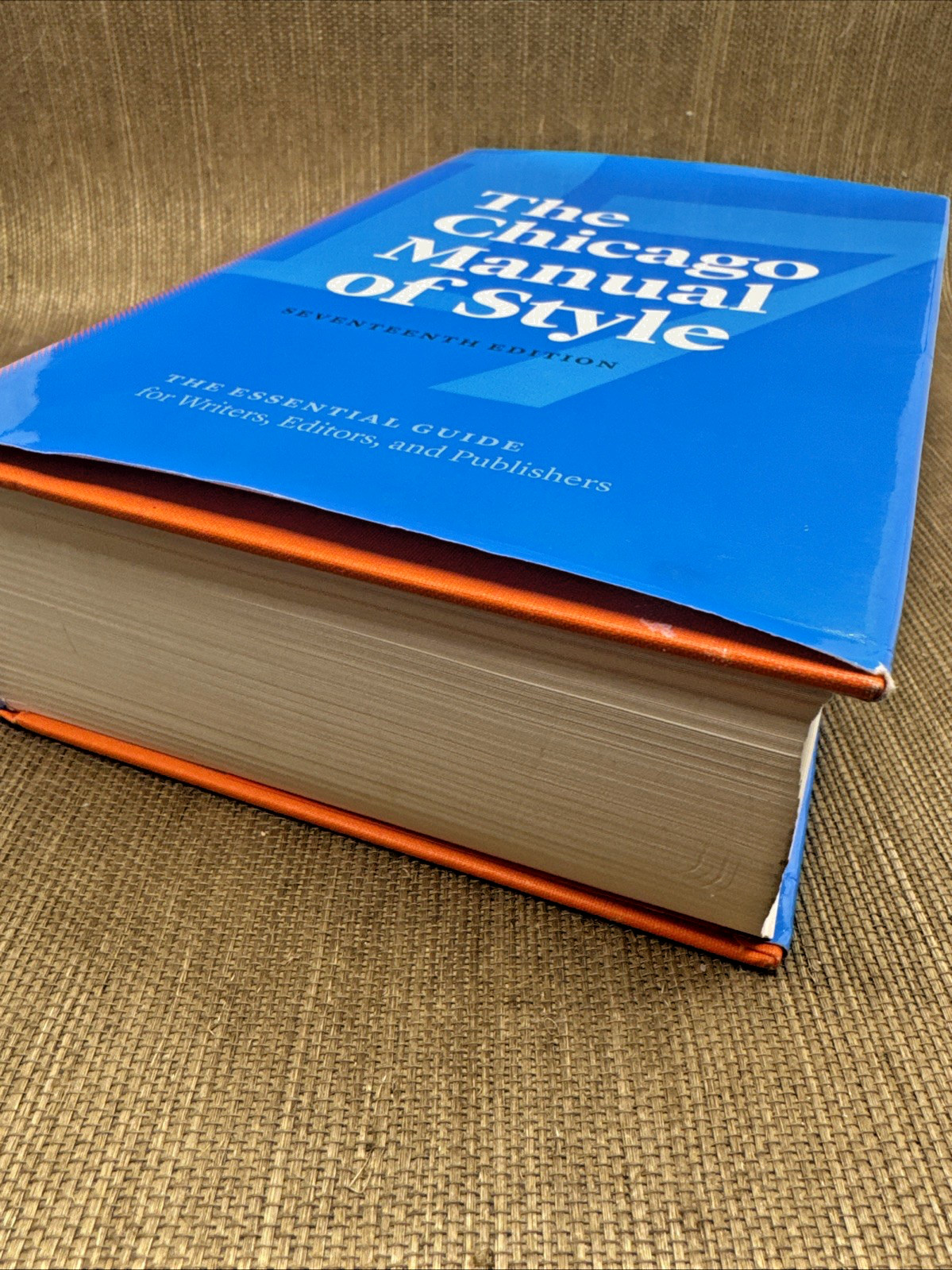 The Chicago Manual of Style 17th Edition Hardcover University of Chicago Press