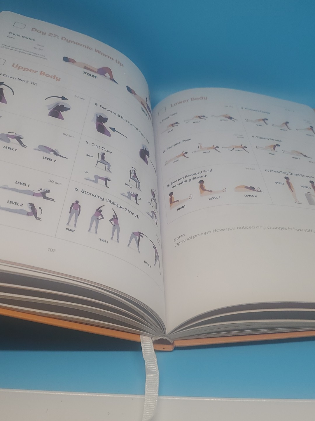 Stretching Sidekick Journal by Habit Nest Guided Stretching Volume 1