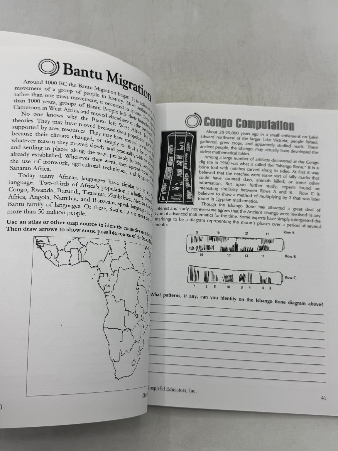 i Think: World History Pre-Colonial Africa 2009 InspirEd Educators Paperback