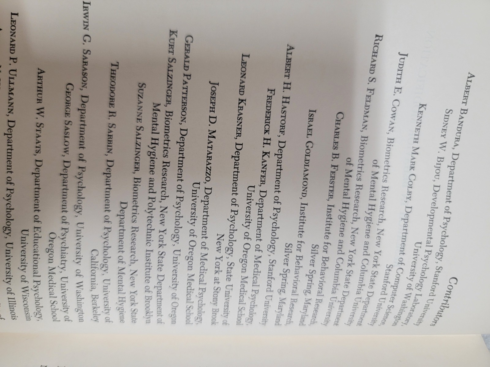 Research In Behavior modification; Krasner And Ullmann 1967 EXCELLENT CONDITION