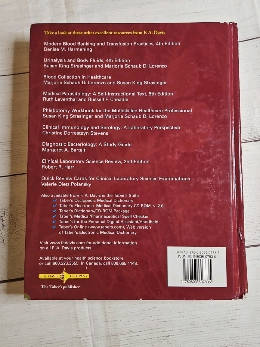 Clinical Hematology and Fundamentals of Hemostasis 4th Edition hardcover
