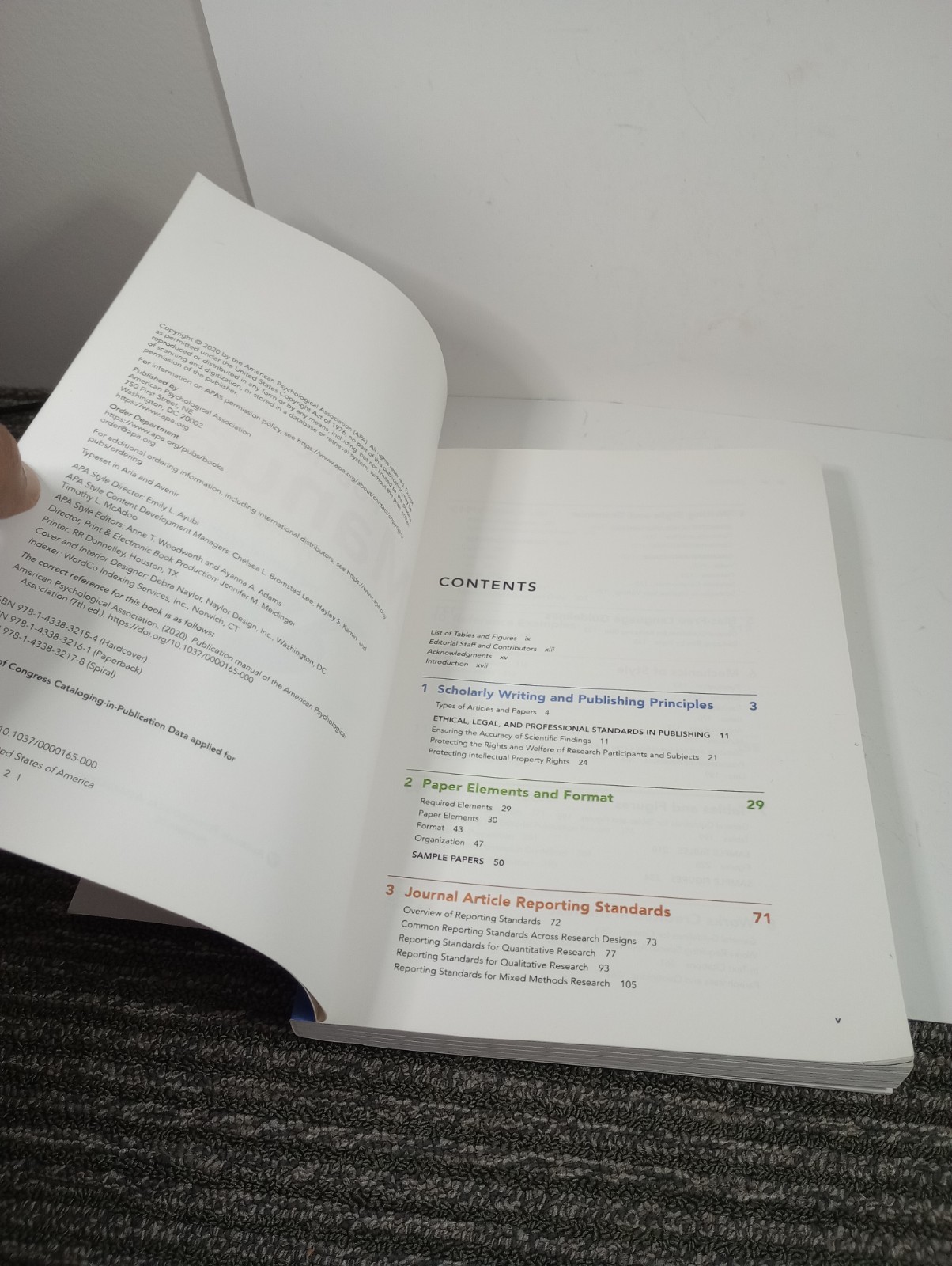Publication Manual (OFFICIAL) 7th Edition of the American Psychological