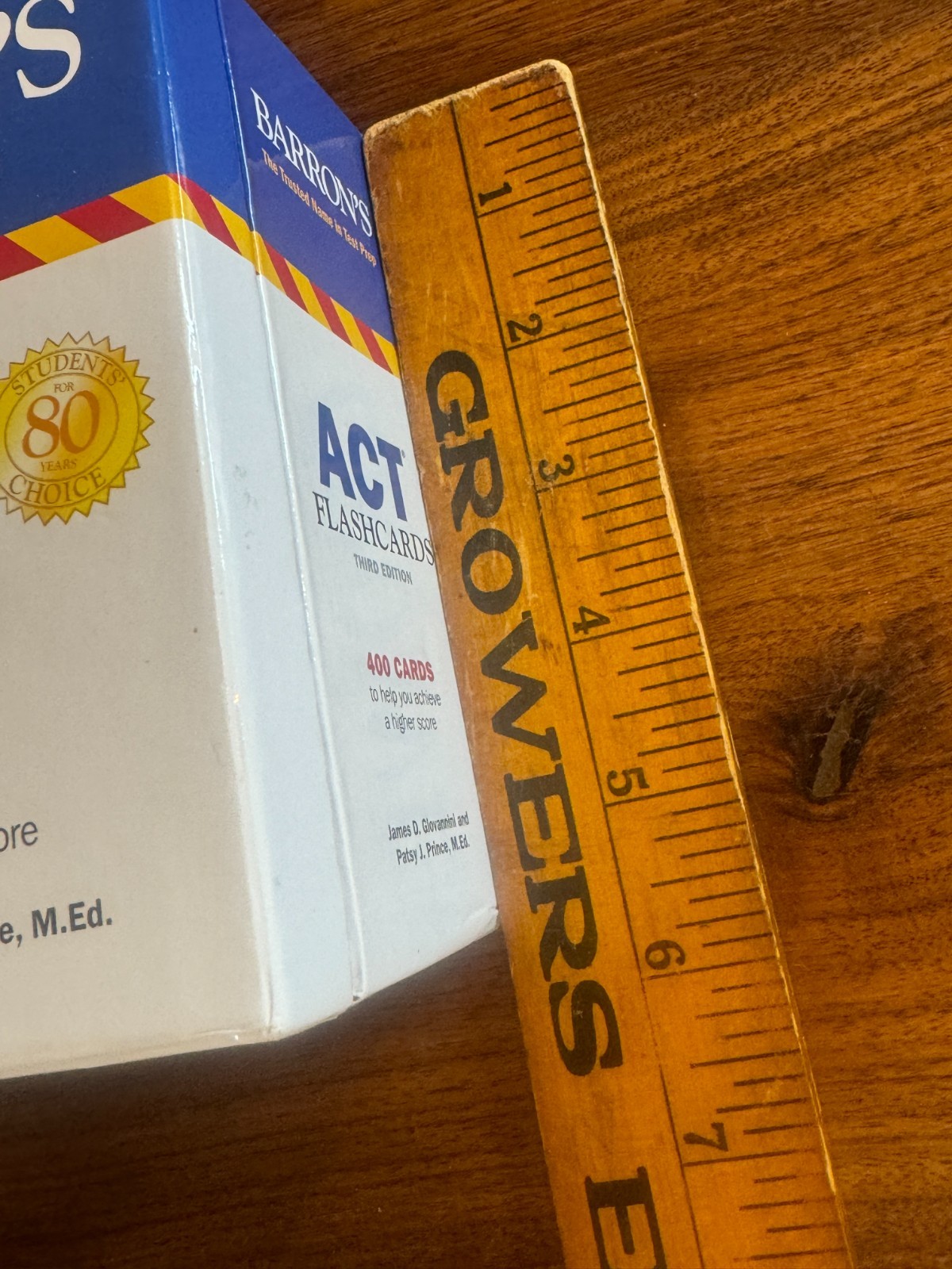 ACT Flashcards Barron’s Test Prep Third Edition College Entrance Test Prep
