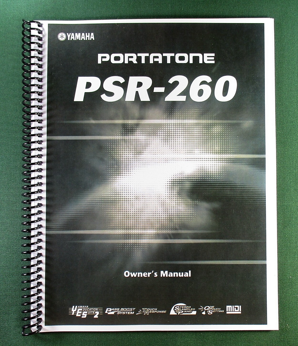 Yamaha PSR-260 Instruction Manual: 64 Pages & Protective Covers!