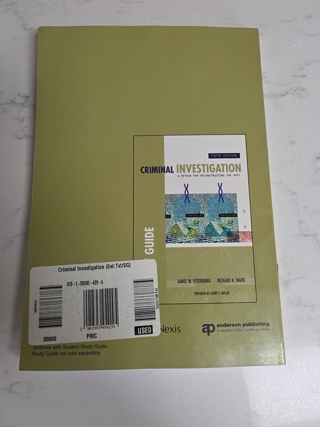 Criminal Investigation A Method For Reconstructing The Past Study Guide…