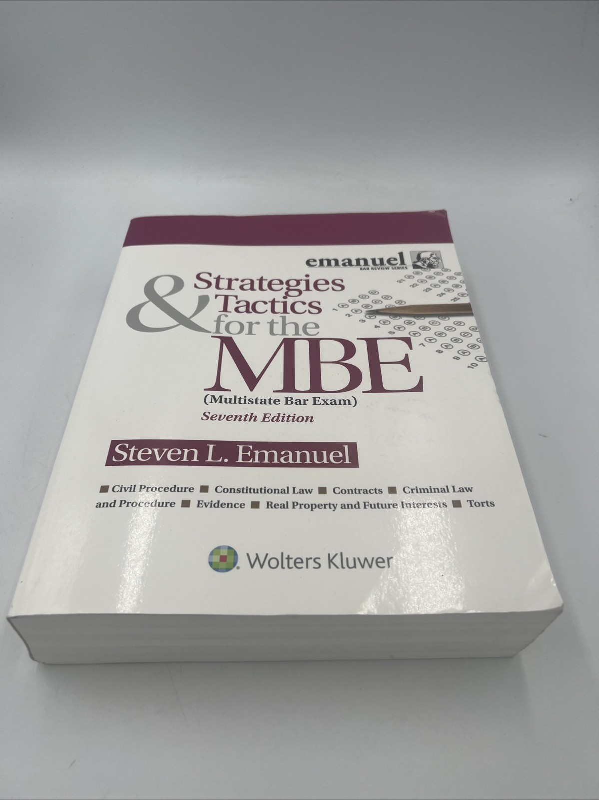 Bar Review Ser.: Strategies and Tactics for the MBE : Multistate Bar Exam by…