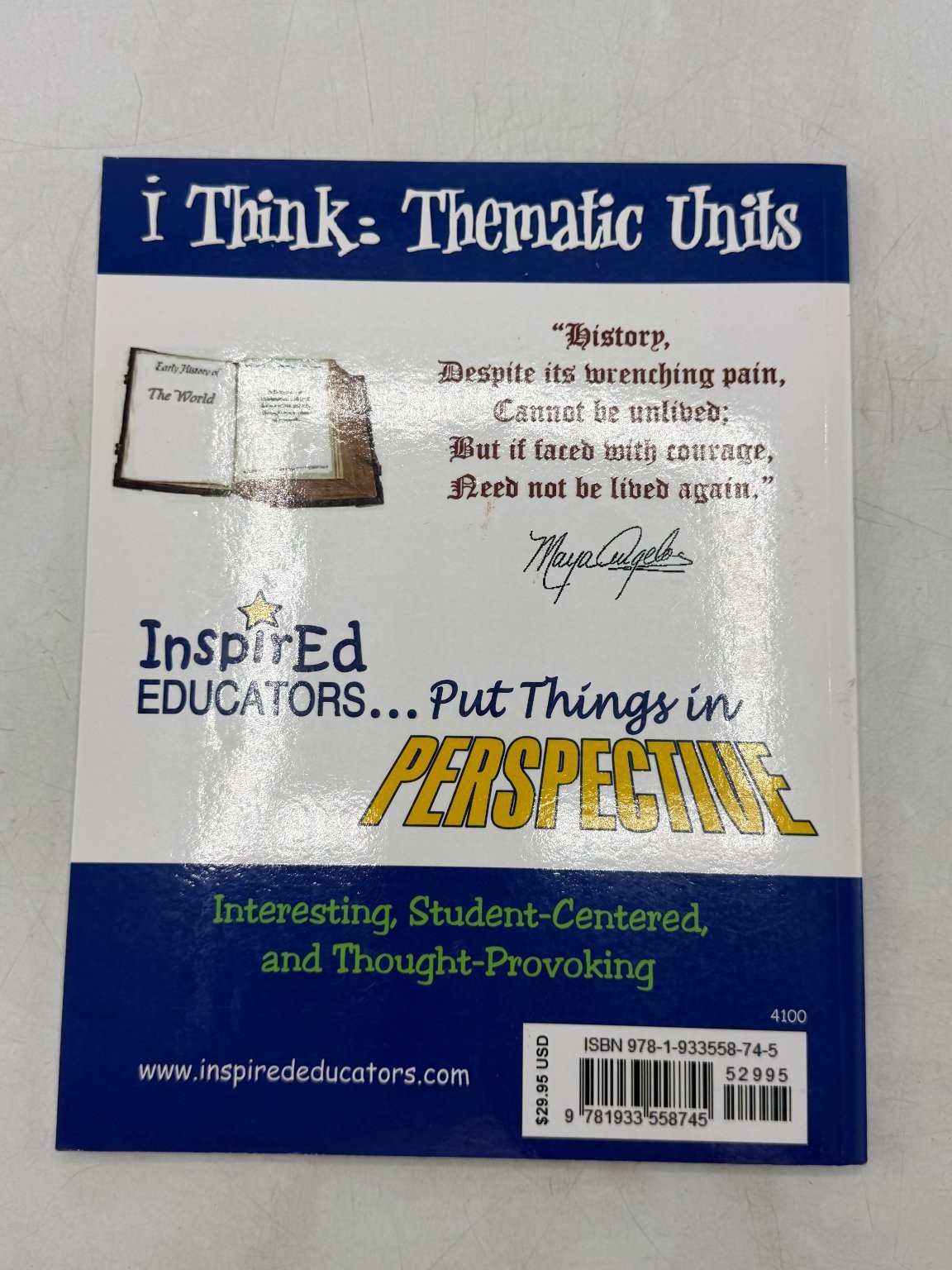 i Think: World History Pre-Colonial Africa 2009 InspirEd Educators Paperback
