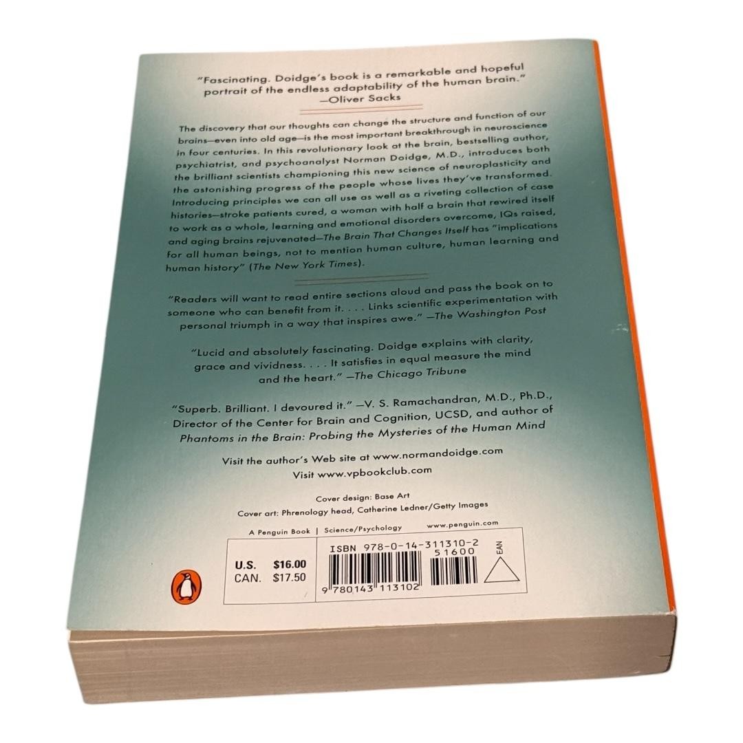 The Brain That Changes Itself Norman Doidge Neuroscience Psychology Paperback