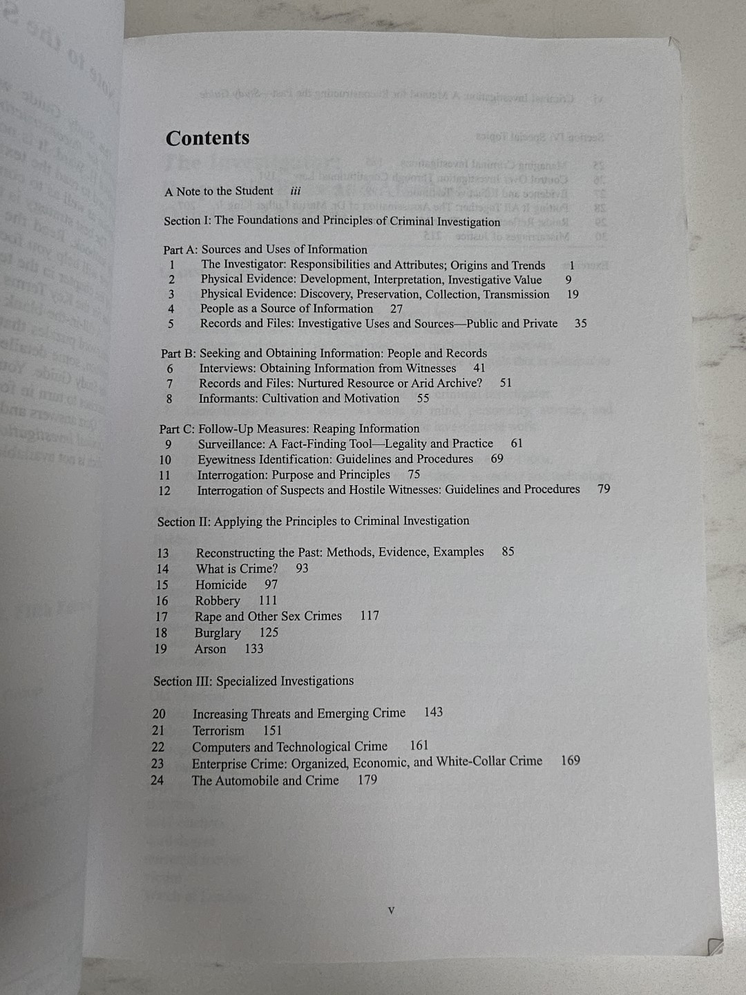 Criminal Investigation A Method For Reconstructing The Past Study Guide…
