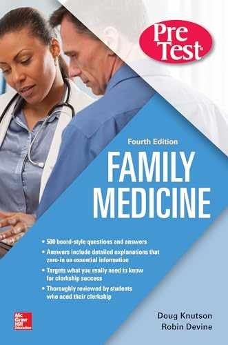 Family Medicine PreTest Self-Assessment – Paperback, by KNUTSON – Very Good h