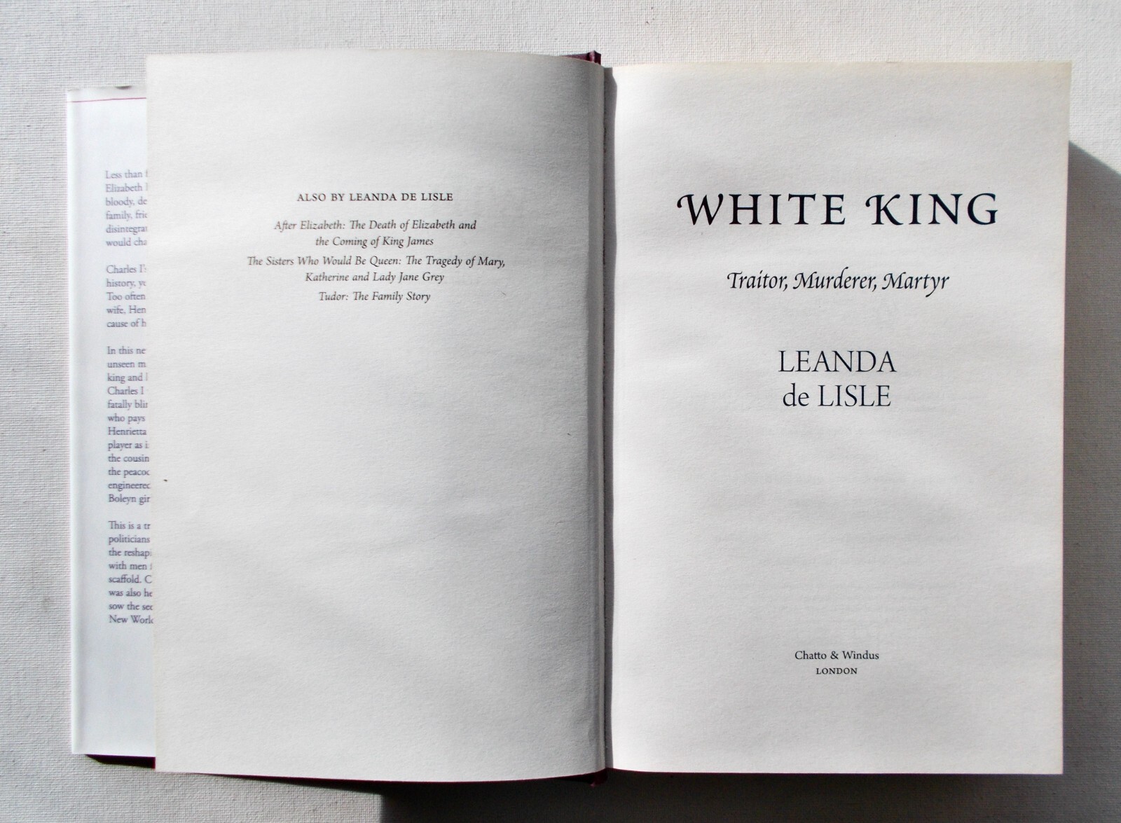White King. Hardback Copy. Free Postage.