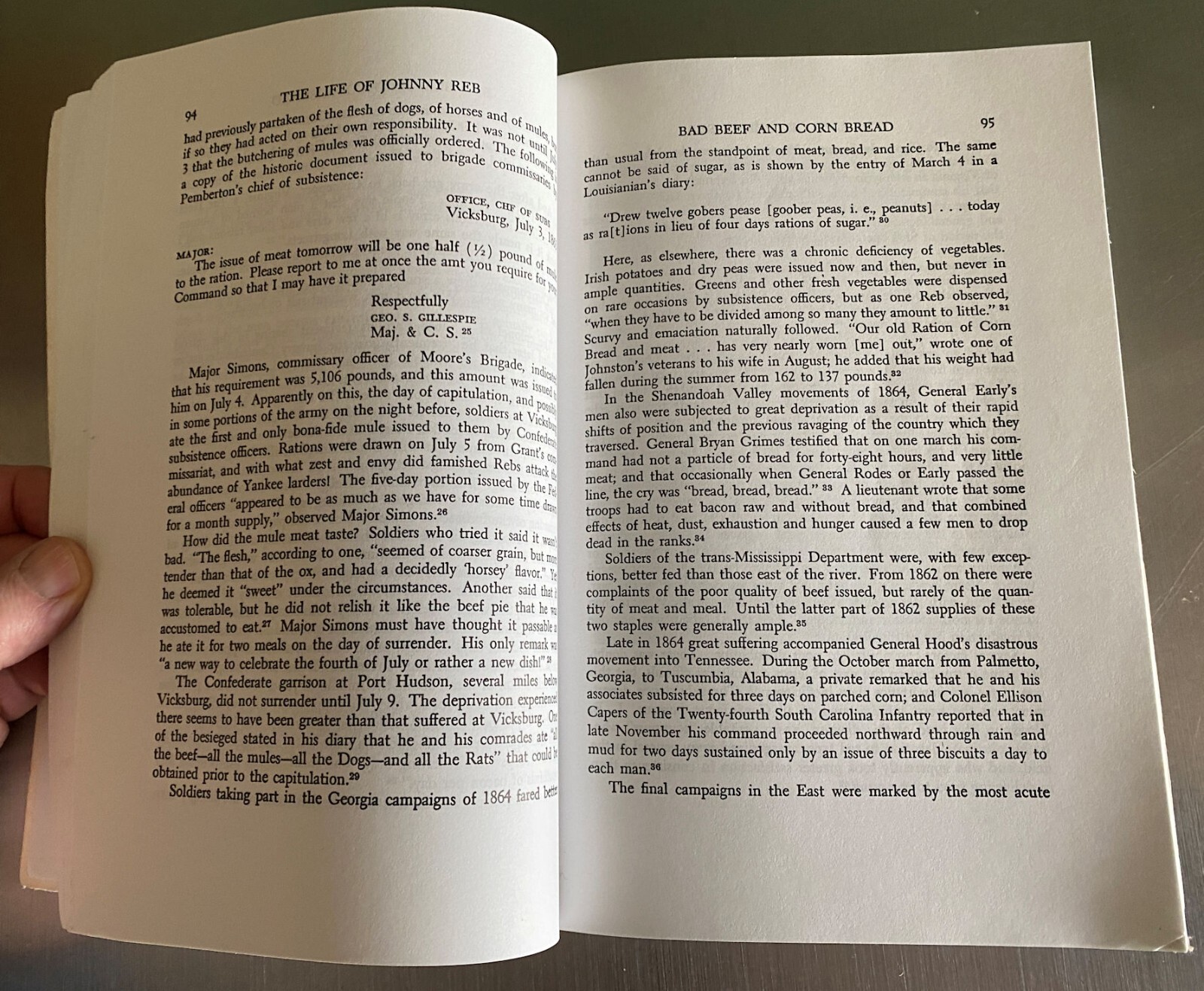 The Life of Johnny Reb, Bell Irvin Wiley 1978 (1995 reprint)