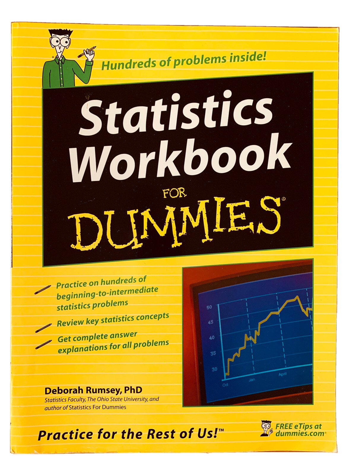 Statistics Workbook for Dummies by Deborah Rumsey (2005, Trade Paperback)